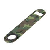 Camouflage Camo Green Brown Pattern Speed Flessenopener (Achterkant Gekanteld)