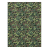Camouflage Camo Green Brown Pattern Tafelkleed (Voorkant)