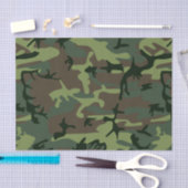 Camouflage Camo Green Brown Pattern Tissuepapier (Craft)