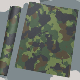 Camouflage Camo Groen Militair Bosleger Cadeaupapier