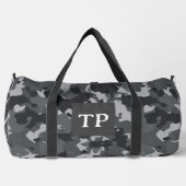 Camouflage Camo Monogram Persoonlijk  Plunjezak (Voorkant)