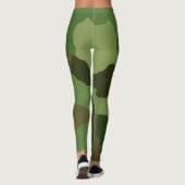 Camouflage Camo Persoonlijke Leggings (Achterkant)