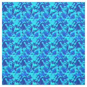 Camouflage Camo Print Blue Stof (Swatch)