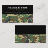 Camouflage / Camo Professional Visitekaartje (Voorkant / Achterkant)