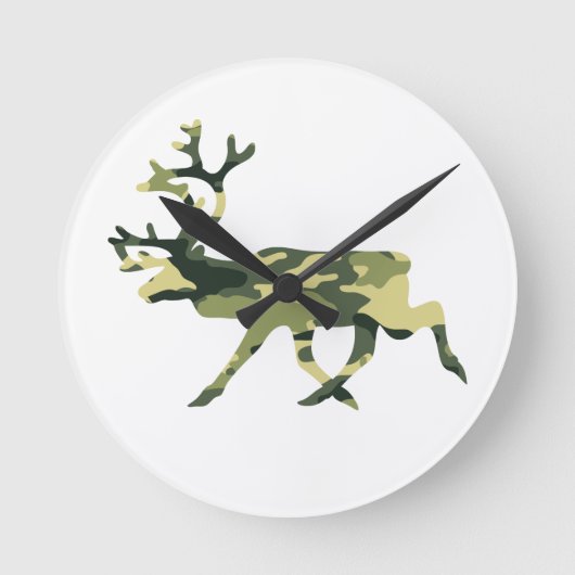 Camouflage/Camo Ronde Klok (Voorkant)