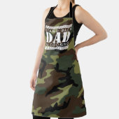 Camouflage Camo Schorten, achteruit, papa's koken Schort (Insitu)