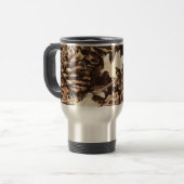 Camouflage Camo Stainless Steel Travel Mug Reisbeker (Voorkant links)