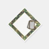 Camouflage / Camo Thema Verjaardagsfeest Servet (Hoek)