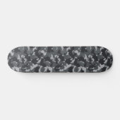 Camouflage Camo Urban Black gray Persoonlijk Skateboard (Horizontaal)