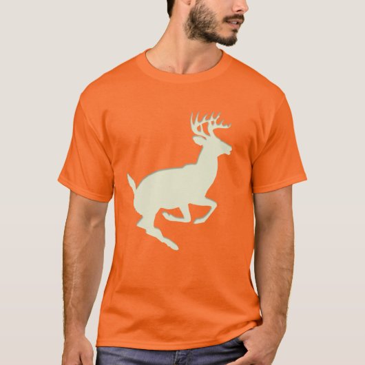 Camouflage Camo Woodland Buck Deer T-shirt (Voorkant)
