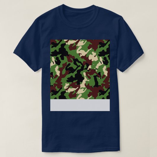 Camouflage camopatroon t-shirt (Design voorkant)