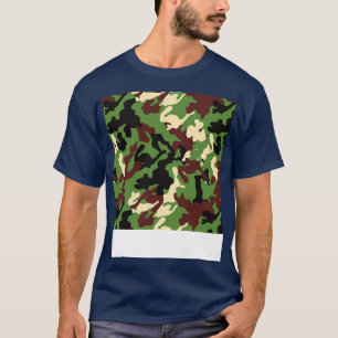 Camouflage camopatroon t-shirt