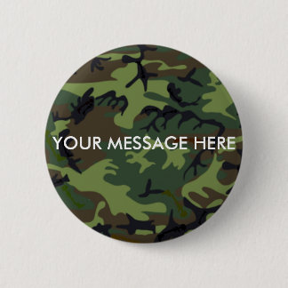 Camouflage Camouflage Ronde Button 5,7 Cm