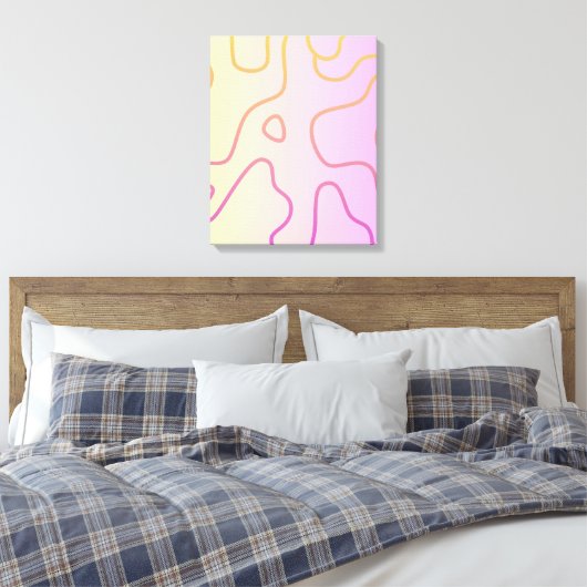 camouflage canvas afdruk (Insitu (Slaapkamer))