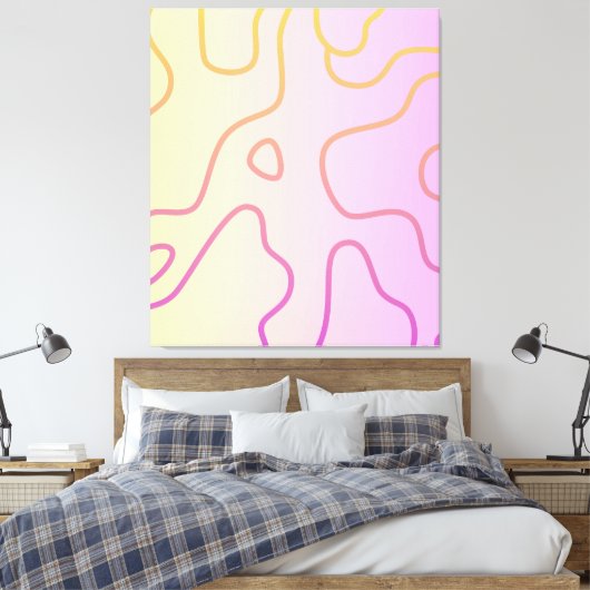 camouflage canvas afdruk (Insitu (Slaapkamer))