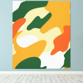 camouflage canvas afdruk (Insitu (Houten vloer))
