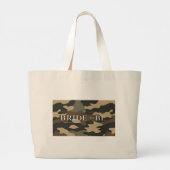 Camouflage Canvas tas (Achterkant)