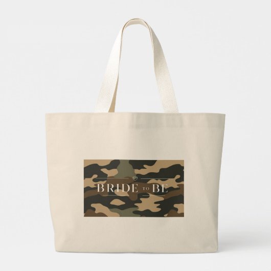 Camouflage Canvas tas (Achterkant)