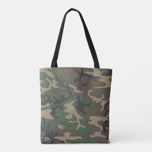 Camouflage Canvas tas (Achterkant)
