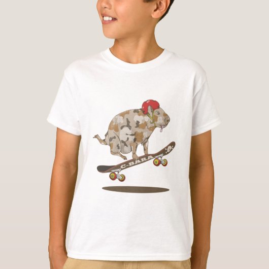 Camouflage Capybara T-shirt (Voorkant)