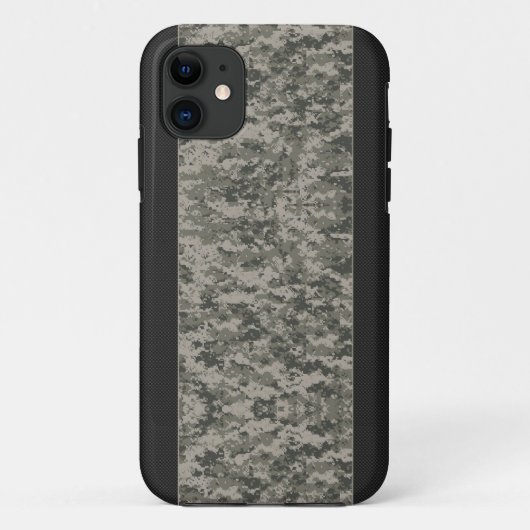 Camouflage & Carbon Fiber iPhone 5 Hoesje (Achterkant)