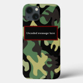 Camouflage Case-Mate iPhone Case (Achterkant)