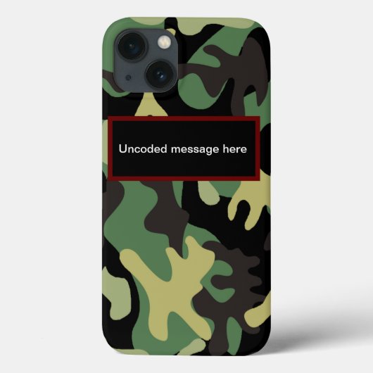 Camouflage Case-Mate iPhone Case (Achterkant)