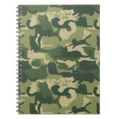 Camouflage Cats Pattern Army Green Kitty Cats Camo Notitieboek (Voorkant)