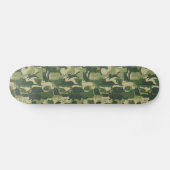 Camouflage Cats Pattern Army Green Kitty Cats Camo Persoonlijk Skateboard (Horizontaal)