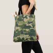 Camouflage Cats Pattern Army Green Kitty Cats Camo Tote Bag (Dichtbij)