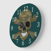 Camouflage Clock Grote Klok (Hoek)