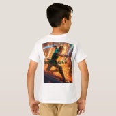 Camouflage Cool: Kinderen T-shirt (Achterkant volledig)