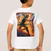 Camouflage Cool: Kinderen T-shirt (Achterkant)