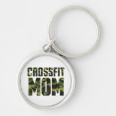 Camouflage CrossFit Kampioen Moeder Sleutelhanger (Voorkant)