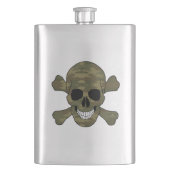 Camouflage Cull Skull en Crossbones Kolf Flacon (Voorkant)