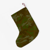 Camouflage Custom Christmas Camo Kleine Kerstsok (Achterkant (Hangend))