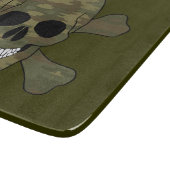 Camouflage Cutting Cutting Board en Crossbones Snijplank (Hoek)