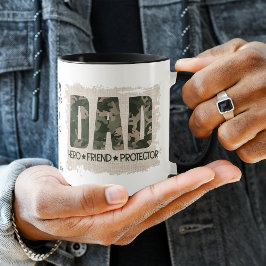 Camouflage DAD Hero Friend Protector Mok