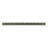 Camouflage Dark Green Grey Beige Camo Design Satijnen Lint (Voorkant)