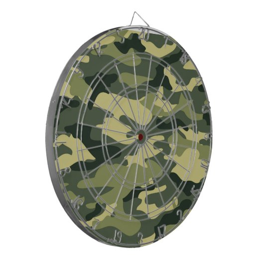 Camouflage Dartbord (Voorkant Links)