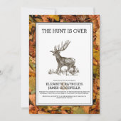 Camouflage De Hunt is over bruiloft-uitvindingen Kaart (Voorkant)