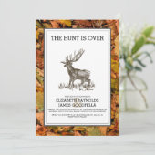 Camouflage De Hunt is over bruiloft-uitvindingen Kaart (Staand voorkant)