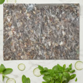 Camouflage Deer in herfst bladeren Theedoek (Gevouwen)