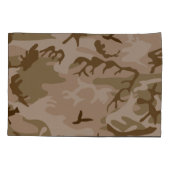 Camouflage Desert Sand Kussensloop (Achterkant)