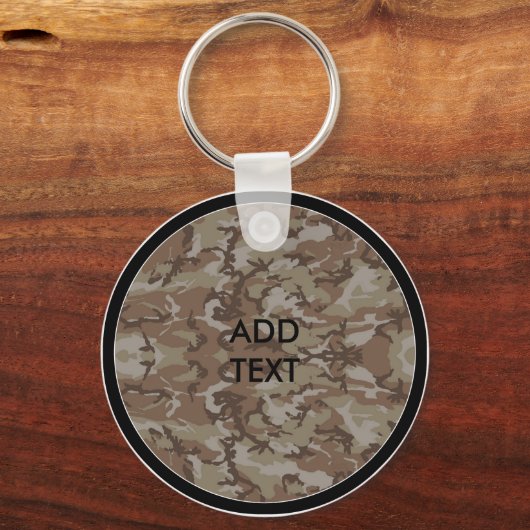 Camouflage Desert Sleutelhanger (Voorkant)