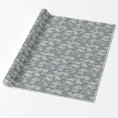 Camouflage Design Masculine Cadeaupapier (Uitgerold)