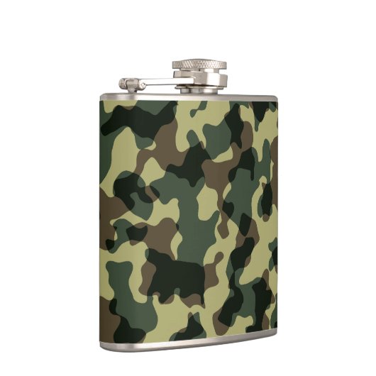 Camouflage Design Top Hip Camo Whiskey Heupfles (Rechts)
