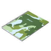 Camouflage dieren kladblok notitieboek (Linkerzijde)