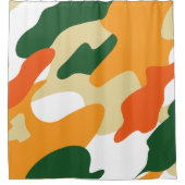 camouflage douchegordijn (Voorkant)