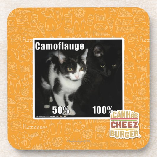 Camouflage Drankjes Onderzetter (Voorkant)